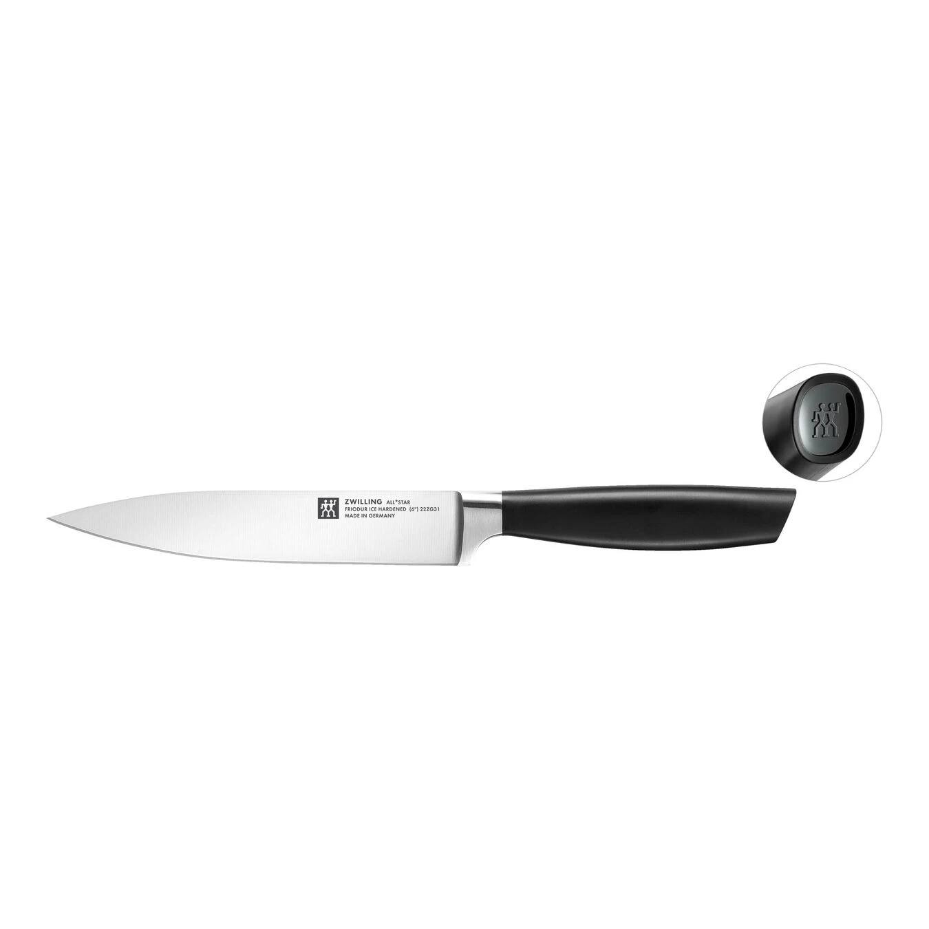Zwilling Fleischmesser 16 Cm, Schwarz 1 Zwilling Fleischmesser 16 Cm, Schwarz