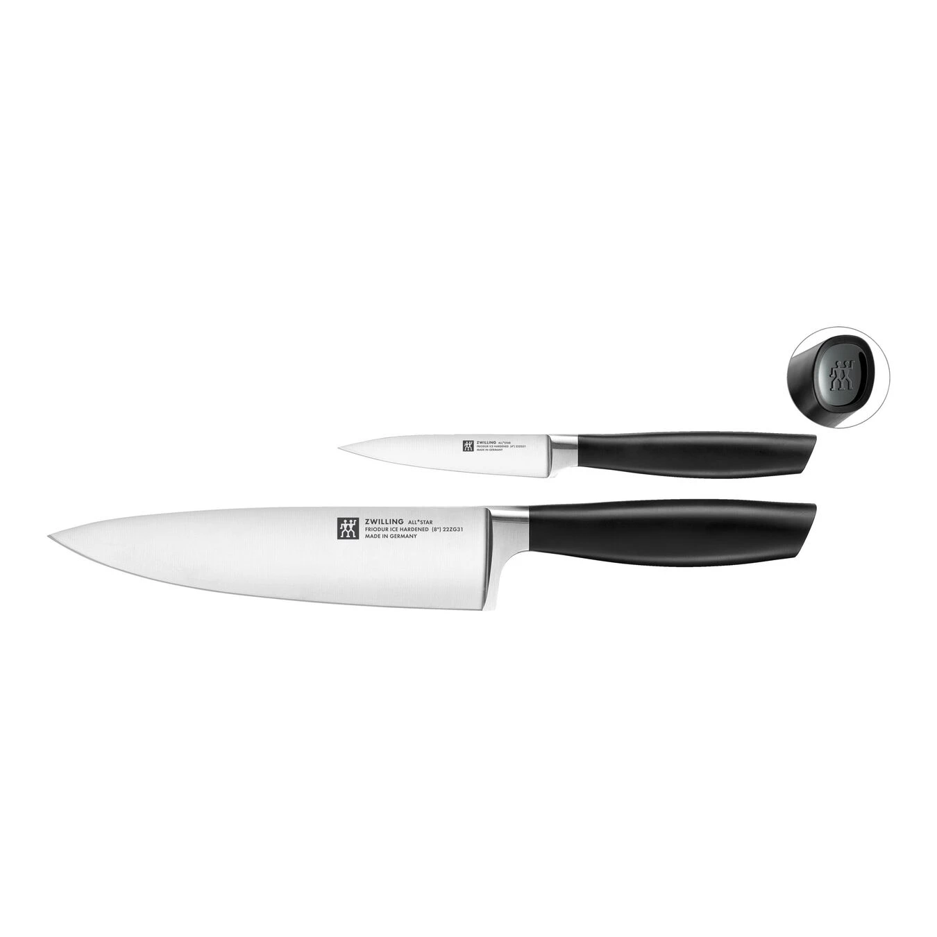 Zwilling Messerset 2-tlg, Schwarz 1 Zwilling Messerset 2-tlg, Schwarz