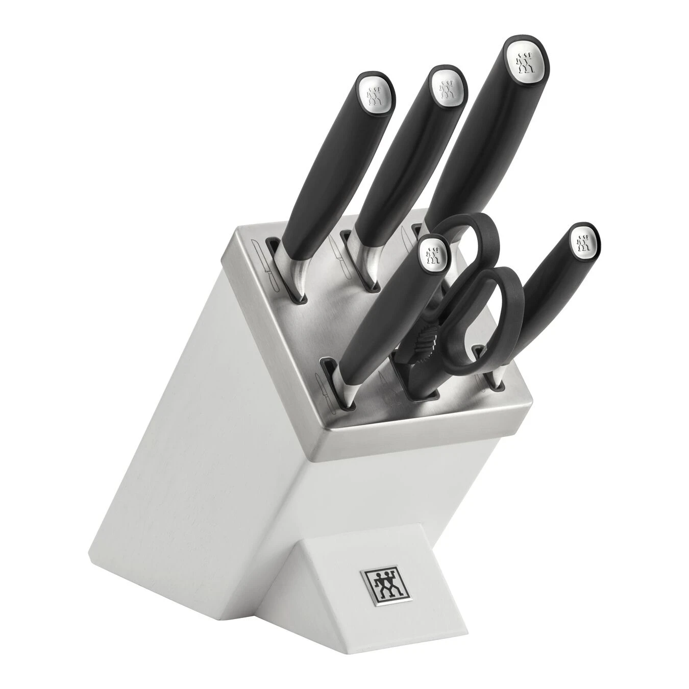 Zwilling Messerblockset Mit KiS Technologie 7-tlg, Weiß 1 Zwilling Messerblockset Mit KiS Technologie 7-tlg, Weiß