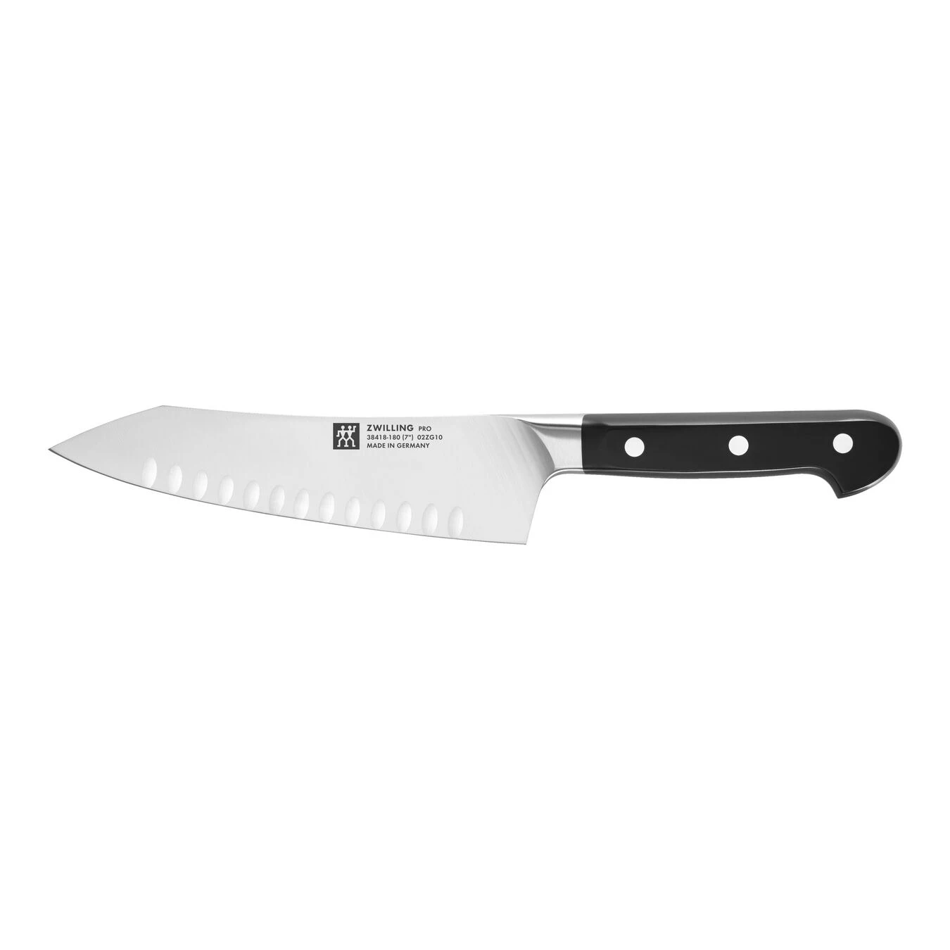 Zwilling Rocking Santoku 18 Cm, Kullenschliff 2 Zwilling Rocking Santoku 18 Cm, Kullenschliff – Bild 2