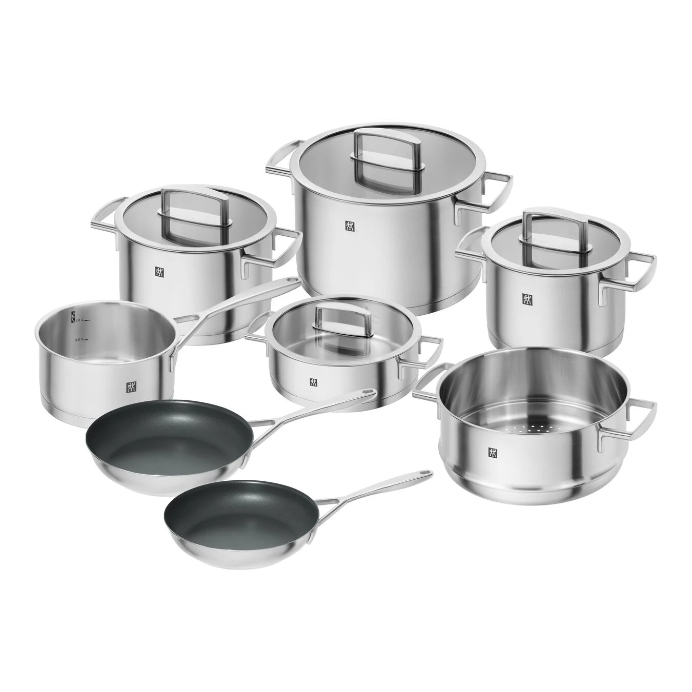 Zwilling Kochgeschirrset 8-tlg, Edelstahl 1 Zwilling Kochgeschirrset 8-tlg, Edelstahl
