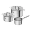 Zwilling Kochtopfset 3-tlg, Edelstahl
